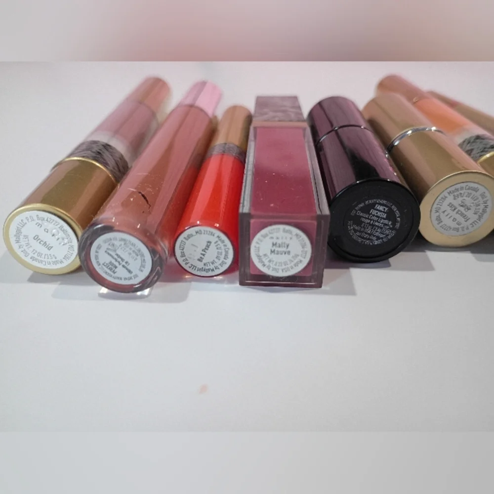 Mally Beauty Lipstick & Lip Gloss Bundle | Nude & Rose Shades‎